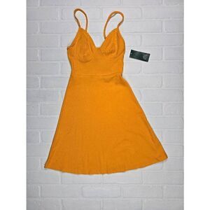 Wild Fable Ribbed Knit Skater Dress XXS